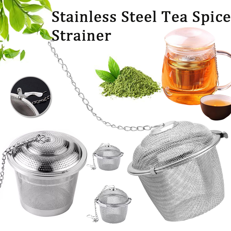 Herbal Wellness Products - 1-2Pcs Edelstahl Tee Gewürz Sieb Gewürz