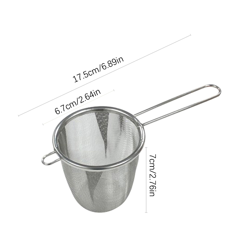 Herbal Wellness Products - 1 Stück Edelstahl-Teefilter, wiederverwendbarer Teekannen-Siebfilter, einzelner