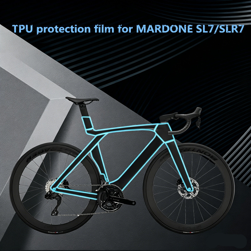 Healing Wellness - TPU unsichtbare Fahrrad-Lackschutzfolie für Trek Madone