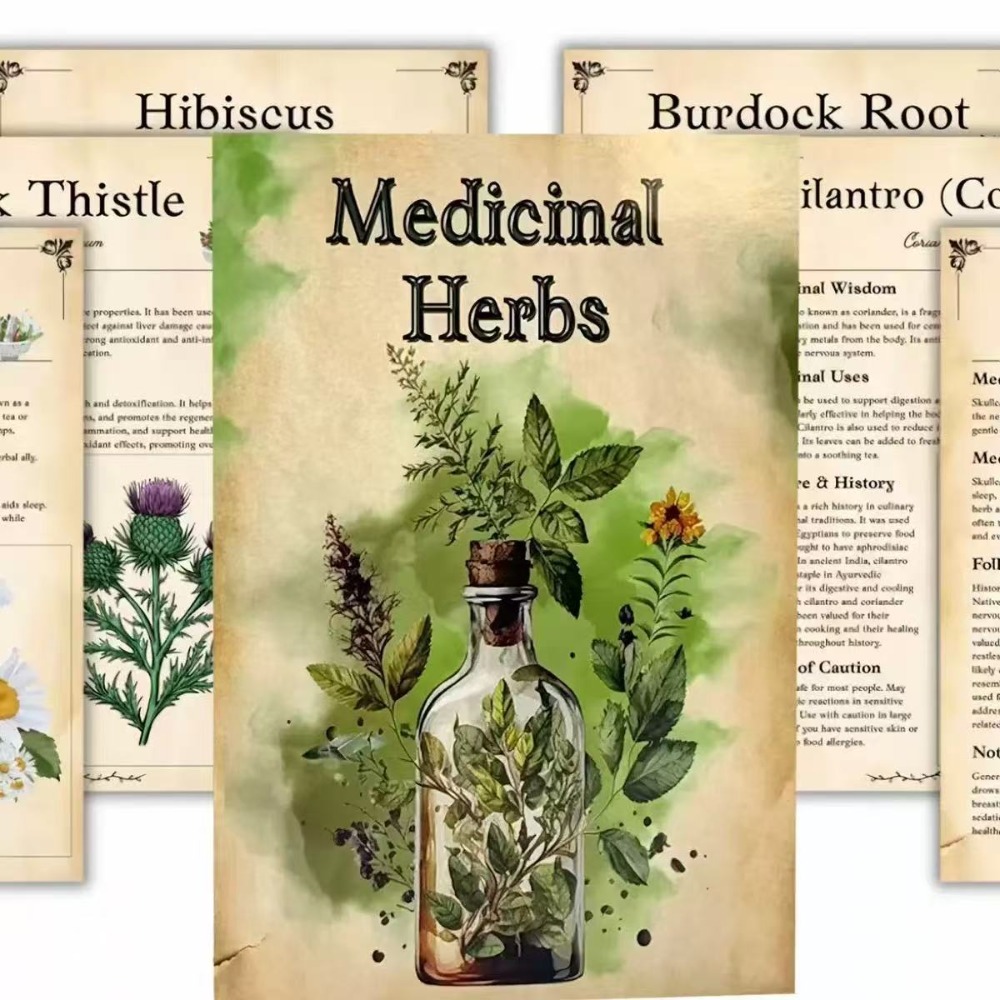 Herbal Wellness Remedy - Medizinische Kräuter: Visueller Leitfaden zur Identifizierung