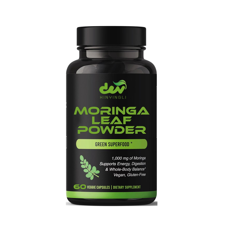 Moringa Leaf Powder - Bio-Moringa-Kapseln 1000mg - Reines Moringa-Blattpulver, Vegetarisch,