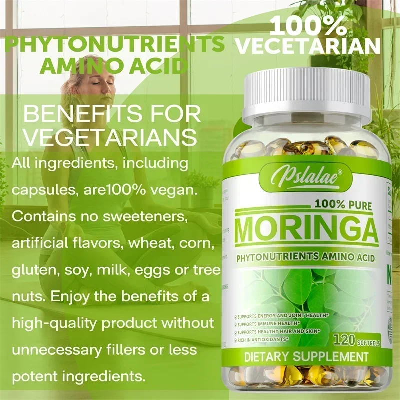 Moringa-Kapseln – Antioxidans, – Moringa Leaf Powder Bewertung und Preis