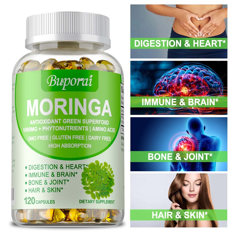 Moringa-Kapseln – steigert den – Moringa Leaf Powder Bewertung und Preis