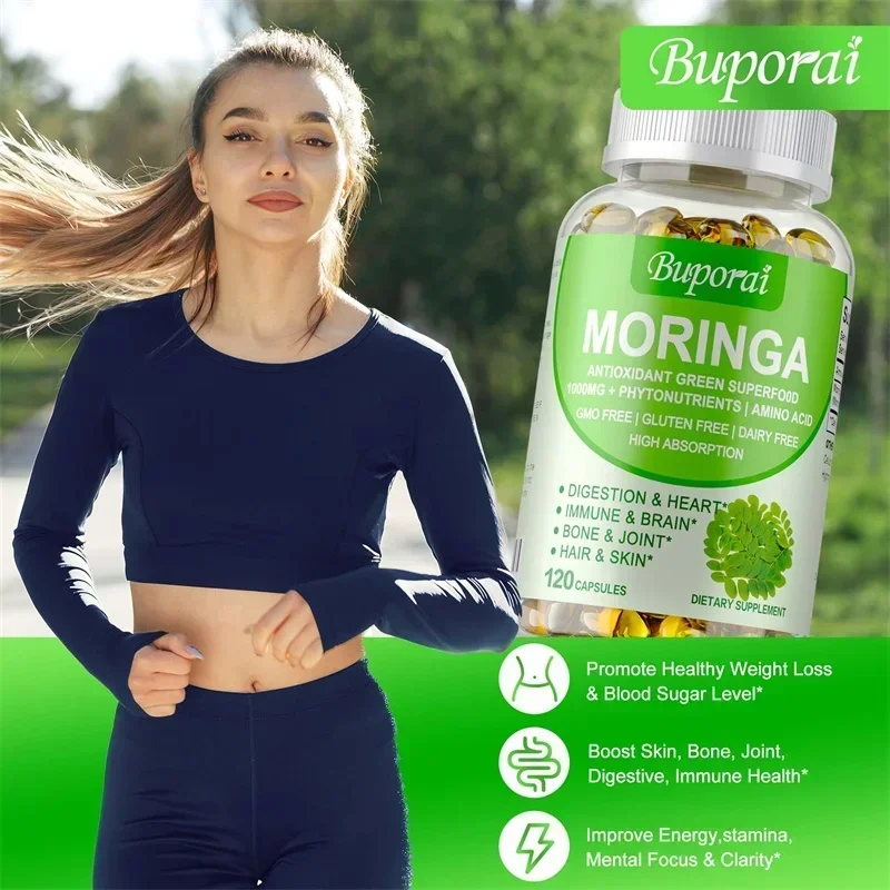 Moringa-Kapseln – steigert den – Moringa Leaf Powder Bewertung und Preis