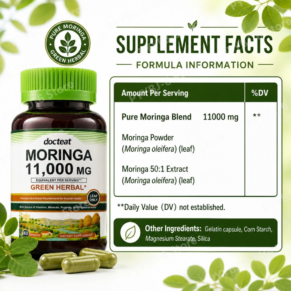 Moringa 11000mg Grünes Kräuter – Green Herbal Wellness Bewertung und Preis
