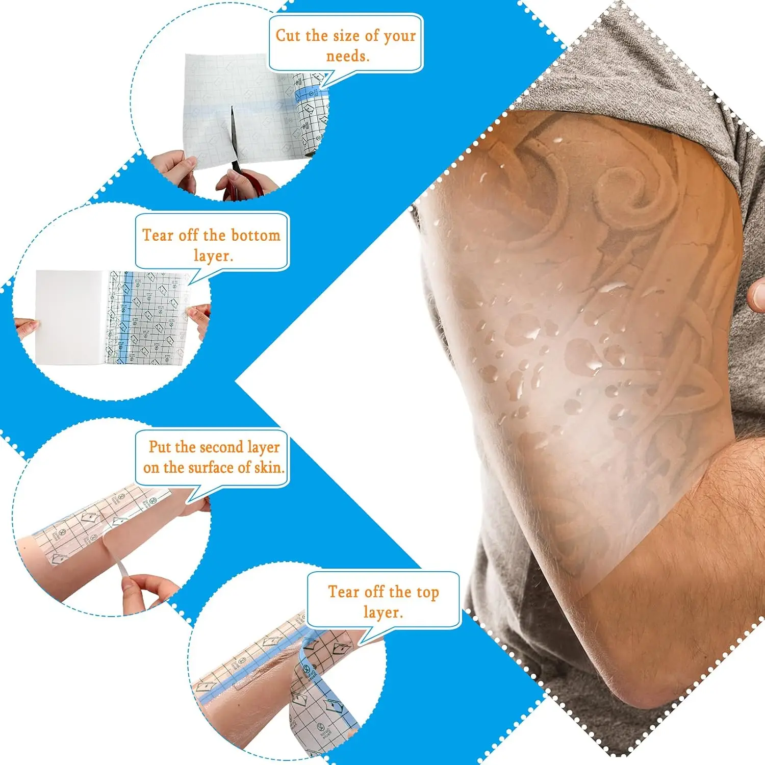 10/5/2M Tattoo-Nachsorge-Banda – Healing Wellness Bewertung und Preis