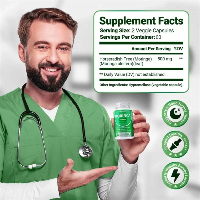 100 % reine Moringa-Blatt-Pulv – Moringa Leaf Powder Bewertung und Preis